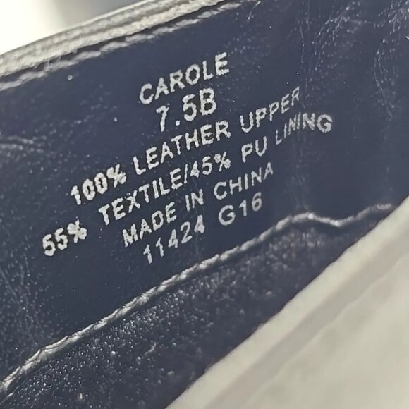 Ralph Lauren Carole Black Leather Side Zip Block Heel Ankle Booties Size 7.5B - Picture 12 of 12